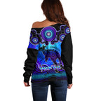 personalised-australia-aries-kangaroo-zodiac-off-shoulder-sweater-auz-astrology-aboriginal-blue