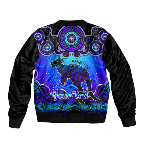 personalised-australia-aries-kangaroo-zodiac-sleeve-zip-bomber-jacket-auz-astrology-aboriginal-blue