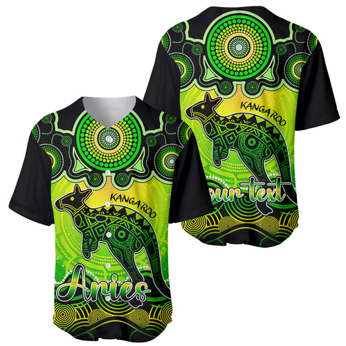 personalised-australia-aries-kangaroo-zodiac-baseball-jersey-auz-astrology-aboriginal-green
