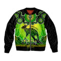 personalised-australia-aries-kangaroo-zodiac-bomber-jacket-auz-astrology-aboriginal-green
