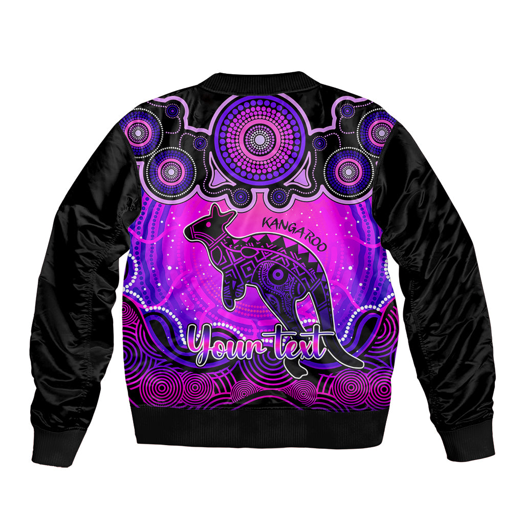 personalised-australia-aries-kangaroo-zodiac-bomber-jacket-auz-astrology-aboriginal-magenta