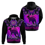 personalised-australia-aries-kangaroo-zodiac-hoodie-auz-astrology-aboriginal-magenta