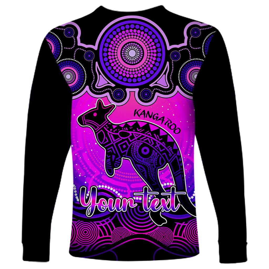 personalised-australia-aries-kangaroo-zodiac-long-sleeve-shirt-auz-astrology-aboriginal-magenta