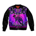 personalised-australia-aries-kangaroo-zodiac-sleeve-zip-bomber-jacket-auz-astrology-aboriginal-magenta