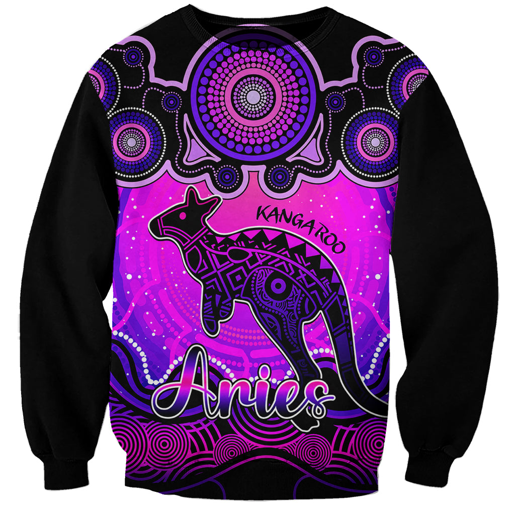 personalised-australia-aries-kangaroo-zodiac-sweatshirt-auz-astrology-aboriginal-magenta