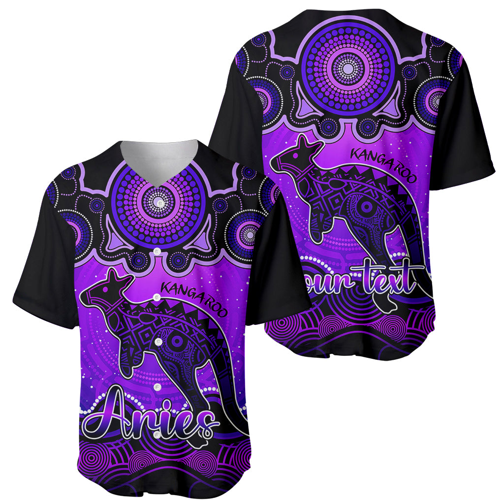 personalised-australia-aries-kangaroo-zodiac-baseball-jersey-auz-astrology-aboriginal-purple