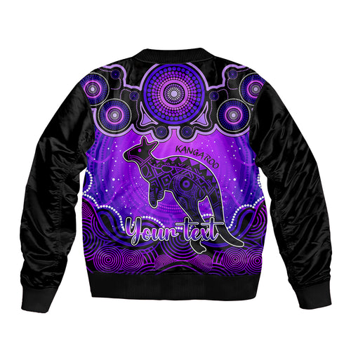 personalised-australia-aries-kangaroo-zodiac-bomber-jacket-auz-astrology-aboriginal-purple
