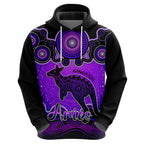 personalised-australia-aries-kangaroo-zodiac-hoodie-auz-astrology-aboriginal-purple