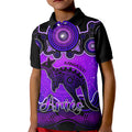 personalised-australia-aries-kangaroo-zodiac-kid-polo-shirt-auz-astrology-aboriginal-purple