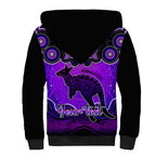 personalised-australia-aries-kangaroo-zodiac-sherpa-hoodie-auz-astrology-aboriginal-purple