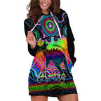 personalised-australia-aries-kangaroo-zodiac-hoodie-dress-auz-astrology-aboriginal-rainbow