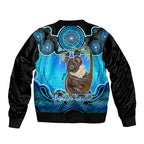 personalised-australia-cancer-koala-zodiac-bomber-jacket-auz-astrology-aboriginal-aqua