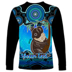 personalised-australia-cancer-koala-zodiac-long-sleeve-shirt-auz-astrology-aboriginal-aqua