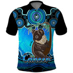 personalised-australia-cancer-koala-zodiac-polo-shirt-auz-astrology-aboriginal-aqua