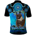 personalised-australia-cancer-koala-zodiac-polo-shirt-auz-astrology-aboriginal-aqua