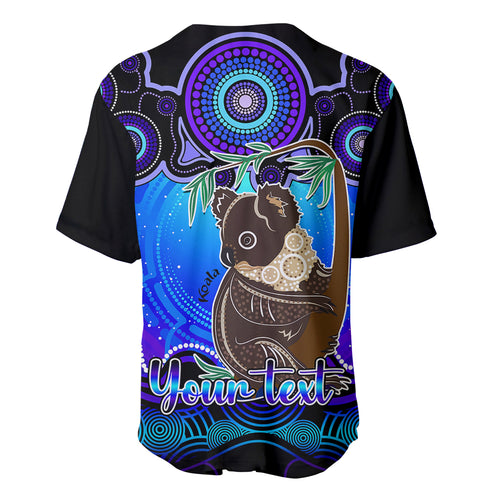 personalised-australia-cancer-koala-zodiac-baseball-jersey-auz-astrology-aboriginal-blue
