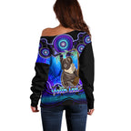 personalised-australia-cancer-koala-zodiac-off-shoulder-sweater-auz-astrology-aboriginal-blue