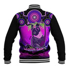 personalised-australia-cancer-koala-zodiac-baseball-jacket-auz-astrology-aboriginal-magenta