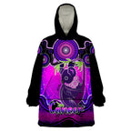 personalised-australia-cancer-koala-zodiac-wearable-blanket-hoodie-auz-astrology-aboriginal-magenta