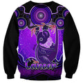 personalised-australia-cancer-koala-zodiac-sweatshirt-auz-astrology-aboriginal-purple