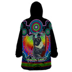 personalised-australia-cancer-koala-zodiac-wearable-blanket-hoodie-auz-astrology-aboriginal-rainbow