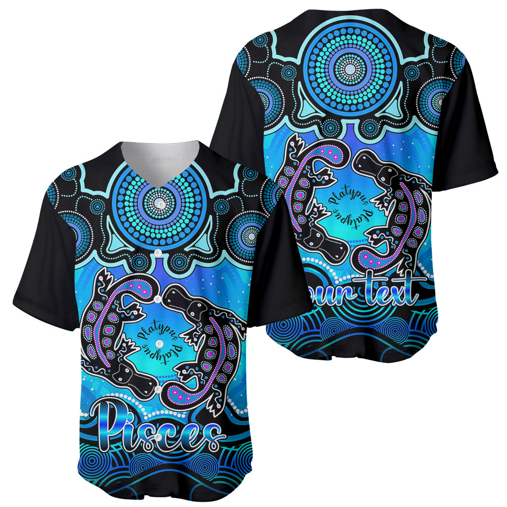 personalised-australia-pisces-platypus-zodiac-baseball-jersey-auz-astrology-aboriginal-aqua
