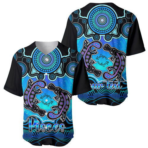 personalised-australia-pisces-platypus-zodiac-baseball-jersey-auz-astrology-aboriginal-aqua