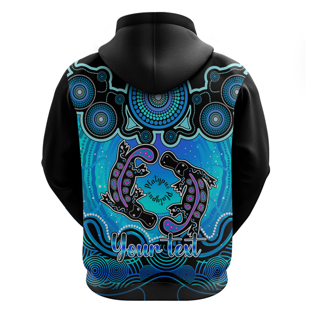 personalised-australia-pisces-platypus-zodiac-hoodie-auz-astrology-aboriginal-aqua