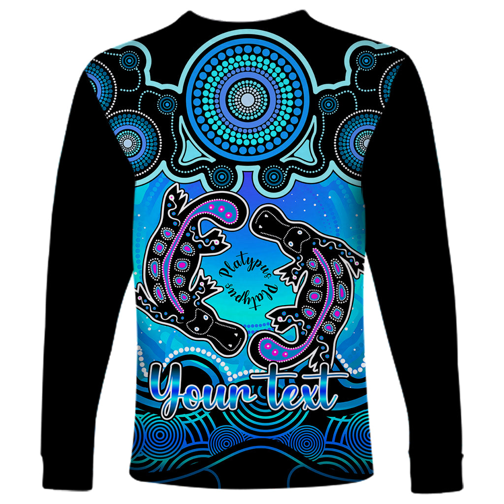 personalised-australia-pisces-platypus-zodiac-long-sleeve-shirt-auz-astrology-aboriginal-aqua