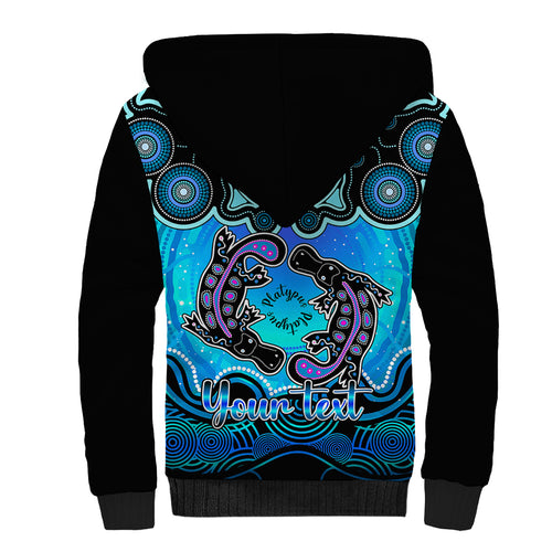 personalised-australia-pisces-platypus-zodiac-sherpa-hoodie-auz-astrology-aboriginal-aqua