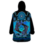 personalised-australia-pisces-platypus-zodiac-wearable-blanket-hoodie-auz-astrology-aboriginal-aqua