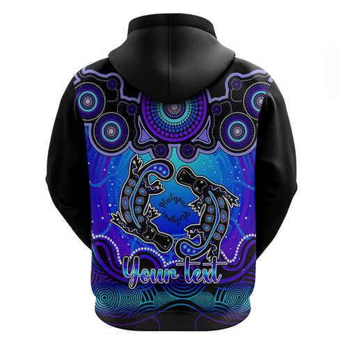 personalised-australia-pisces-platypus-zodiac-hoodie-auz-astrology-aboriginal-blue