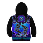 personalised-australia-pisces-platypus-zodiac-kid-hoodie-auz-astrology-aboriginal-blue