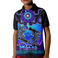 personalised-australia-pisces-platypus-zodiac-kid-polo-shirt-auz-astrology-aboriginal-blue