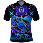 personalised-australia-pisces-platypus-zodiac-polo-shirt-auz-astrology-aboriginal-blue