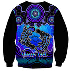 personalised-australia-pisces-platypus-zodiac-sweatshirt-auz-astrology-aboriginal-blue
