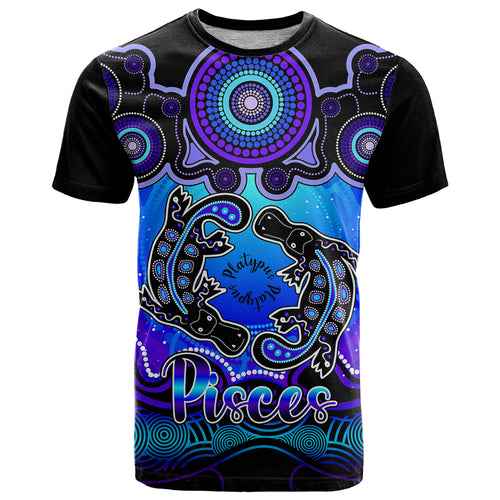 personalised-australia-pisces-platypus-zodiac-t-shirt-auz-astrology-aboriginal-blue