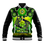 personalised-australia-pisces-platypus-zodiac-baseball-jacket-auz-astrology-aboriginal-green
