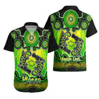 personalised-australia-pisces-platypus-zodiac-hawaiian-shirt-auz-astrology-aboriginal-green