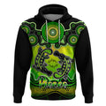 personalised-australia-pisces-platypus-zodiac-hoodie-auz-astrology-aboriginal-green