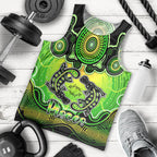 personalised-australia-pisces-platypus-zodiac-men-tank-top-auz-astrology-aboriginal-green