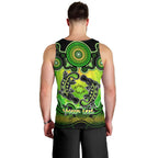 personalised-australia-pisces-platypus-zodiac-men-tank-top-auz-astrology-aboriginal-green