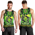 personalised-australia-pisces-platypus-zodiac-men-tank-top-auz-astrology-aboriginal-green
