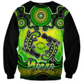 personalised-australia-pisces-platypus-zodiac-sweatshirt-auz-astrology-aboriginal-green