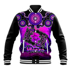 personalised-australia-pisces-platypus-zodiac-baseball-jacket-auz-astrology-aboriginal-magenta