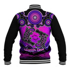personalised-australia-pisces-platypus-zodiac-baseball-jacket-auz-astrology-aboriginal-magenta