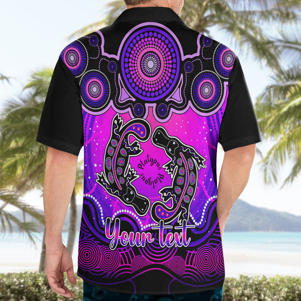 personalised-australia-pisces-platypus-zodiac-hawaiian-shirt-auz-astrology-aboriginal-magenta