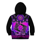 personalised-australia-pisces-platypus-zodiac-kid-hoodie-auz-astrology-aboriginal-magenta