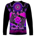 personalised-australia-pisces-platypus-zodiac-long-sleeve-shirt-auz-astrology-aboriginal-magenta