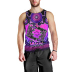 personalised-australia-pisces-platypus-zodiac-men-tank-top-auz-astrology-aboriginal-magenta
